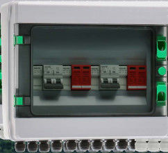 GYPV/2-1 مربع الجمع DC 2 في 1 خارج 20A / 32A الحد الأقصى للخروج التيار المفتاح مع مفك الدائرة DC