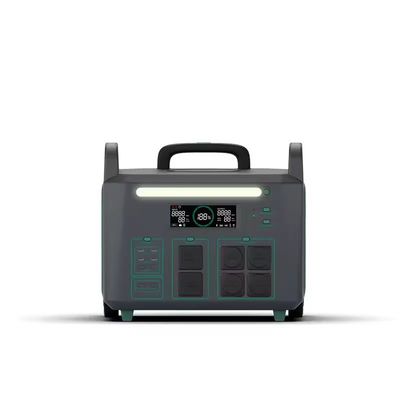 محطة الطاقة المحمولة ATZ 3600W EU إخراجات متعددة AC و DC 230VAC تصميم عجلات مزدوجة