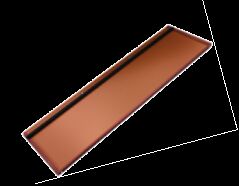 بلاط سقف شمسي أحادي البلورة أحمر/أخضر PERC - لوحة واحدة 48 واط، 142 واط/م²، خلايا كهروضوئية معمارية ملونة، تصنيف حريق من الفئة أ